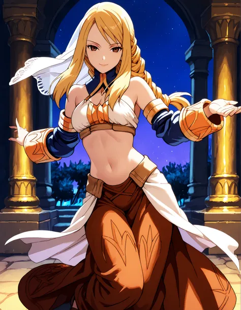 (1girl:1 . 5) , (Seul:1 . 5) , score_9 , score_8_haut , score_7_haut , source_anime , Official work , ultra-detailed , masterpiece , better quality , high resolution , beaux yeux , detailed eyes , Detailed face , beautiful detailed eyes,blonde hair, braid...