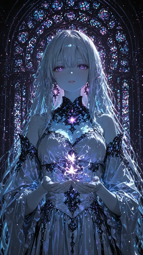 bioluminescent elements, magical light, glow bioluminescent elements, glow magical light, mystical atmosphere, captivating atmosphere, ethereal elements, exude charm and wonder,masterpiece, best quality, highres, ethereal fantasy, cinematic lighting,
a g...