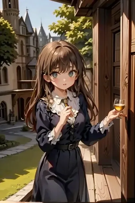 Visual Style: Retro sci-fi meets gothic realism (think Tim Burton meets 1950s pulp) A flying saucer crash-lands in Dracula’s courtyard. Curious aliens in shiny suits wander into the castle, scanning the eerie architecture. Dracula peers from a balcony, sip...