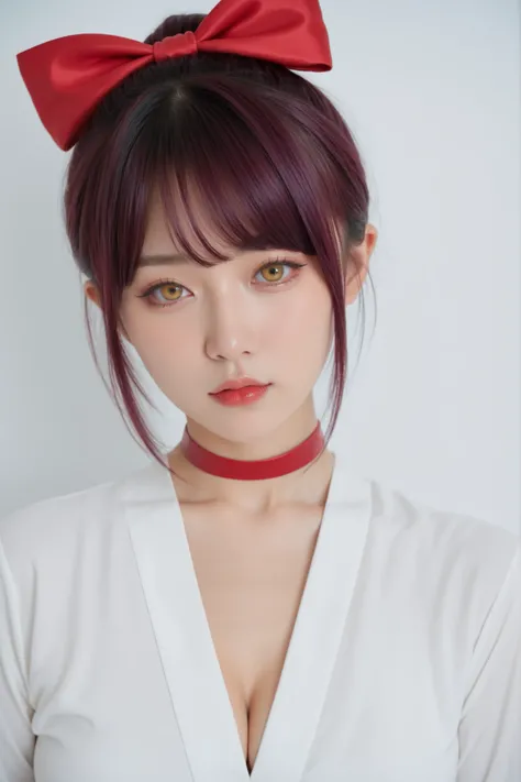 score_9, score_8_up, score_7_up.
white shirt, red short dress, long sleeves, red hair ribbon, red choker.
She's a cute and nasty cat girl, mechanical hoop staring at her anal pussy.
yellow eyes, upturned long eyeliner, long false eyelashes, purple hair, Si...