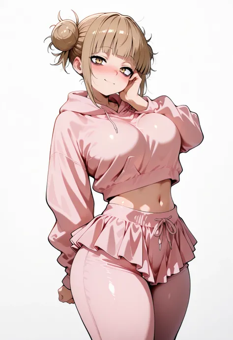 score_9, score_8_up, score_7_up, score_6_up, score_5_up, score_4_up, masterpiece, high quality, BREAK, 1girl, 1girl,, bags under eyes, standing, nice legs, looking at viewer, nose blush, shiny legs, shiny body, shiny hair, clear skin, clear body,, solo, th...