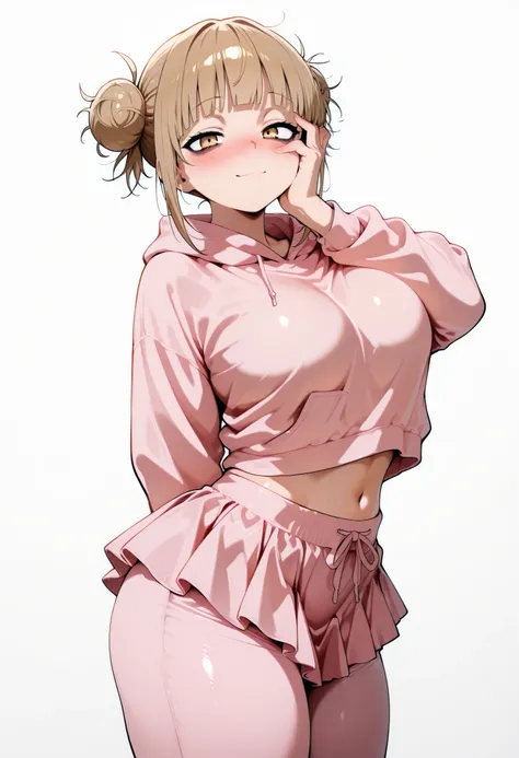 score_9, score_8_up, score_7_up, score_6_up, score_5_up, score_4_up, masterpiece, high quality, BREAK, 1girl, 1girl,, bags under eyes, standing, nice legs, looking at viewer, nose blush, shiny legs, shiny body, shiny hair, clear skin, clear body,, solo, th...