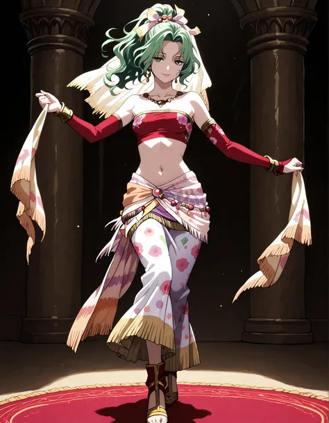 (1girl:1 . 5) , (Seul:1 . 5) , score_9 , score_8_haut , score_7_haut , source_anime , Official work , ultra-detailed , masterpiece , better quality , high resolution , beaux yeux , detailed eyes , Detailed face , beautiful detailed eyes, wavy hair, ponyta...