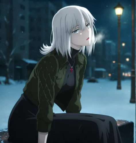 masterpiece, best quality, amazing quality, highres, absurdres, very aesthetic, highres, high resolution, highly detailed, intricate details, ultra detailed, perfect details, absurdres, very awa, very aesthetic, newest, outdoors ,(dark, midnight), from sid...