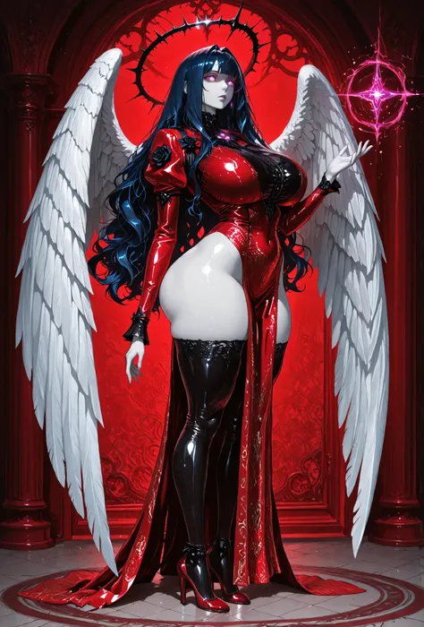 score_9, score_8_up, score_7_up, score_6_up, score_5_up, score_4_up, a picture of magnificent  female angel, busty Body, Huge Breast, Thick Thighs, Thick Ass, Huge Ass, Full Hips, Thick Hips, Thick Waists, Thick Legs, Legs Look Alike Of Super Models, dynam...