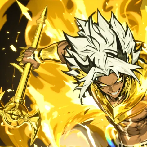 masterpiece, better quality, incredible quality, hyper-detailed, male character, taned skin, gold claws,