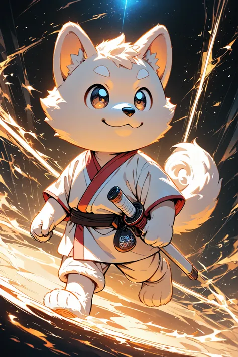 (masterpiece, best quality, ultra-detailed, 8k, sharp focus, crisp details, soft and warm color tones, cinematic lighting, soft ambient occlusion, global illumination), anime-style anthropomorphic shiba inu boy, around 10 years old, 3.5-head-tall, rounded ...