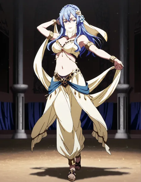 (1girl:1 . 5) , (Seul:1 . 5) , score_9 , score_8_haut , score_7_haut , source_anime , Official work , ultra-detailed , masterpiece , better quality , high resolution , beaux yeux , detailed eyes , Detailed face , beautiful detailed eyes,blue hair, braid, ...