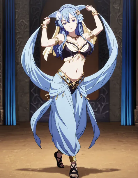 (1girl:1 . 5) , (Seul:1 . 5) , score_9 , score_8_haut , score_7_haut , source_anime , Official work , ultra-detailed , masterpiece , better quality , high resolution , beaux yeux , detailed eyes , Detailed face , beautiful detailed eyes,blue hair, braid, ...