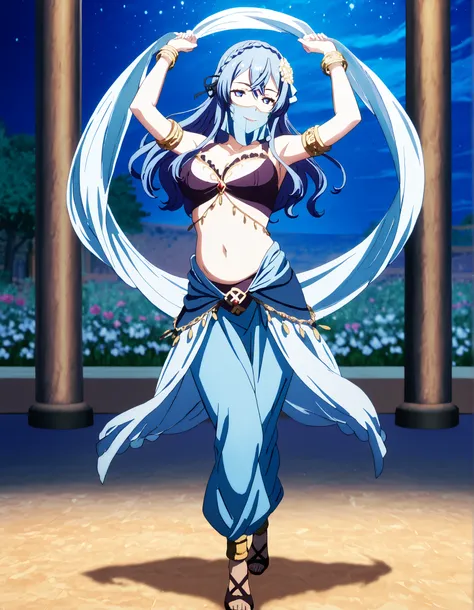 (1girl:1 . 5) , (Seul:1 . 5) , score_9 , score_8_haut , score_7_haut , source_anime , Official work , ultra-detailed , masterpiece , better quality , high resolution , beaux yeux , detailed eyes , Detailed face , beautiful detailed eyes,blue hair, braid, ...