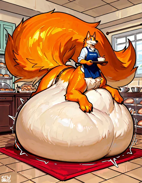 4k ultra quality, 4k full body view,(ultra high detailed body),(wolf taur:1.3),by mystikfox61, by glitter trap boy,feral paws, by bebebebebe,by morethreedee, by seibear,sharp nails,((sfw)),(ultra detailed face),detailed eyes,big tail,(hyper tail:1.2),(deta...