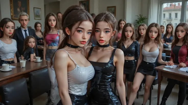 10-year-old small tiny very young prepubescent braidded thinspo asian thai girl (lolitas) + skinny asian thai girl + very long braidded pony tail + Very long hair + hair reaching knee + huge thigh gap + plump lips + long pointing tits + big huge oversized ...