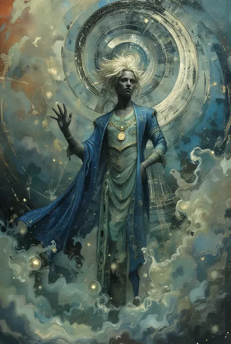 Inspired by the world of Michael Whelan, Keith Parkinson, the Gothic fantasy of Gerald Brom, and Dave Mckean. And Italo Calvino's invisible Cities. He is handsome, animated, mercurial, witty and a mad genius with the manners of an aristocrat. Age varying ...