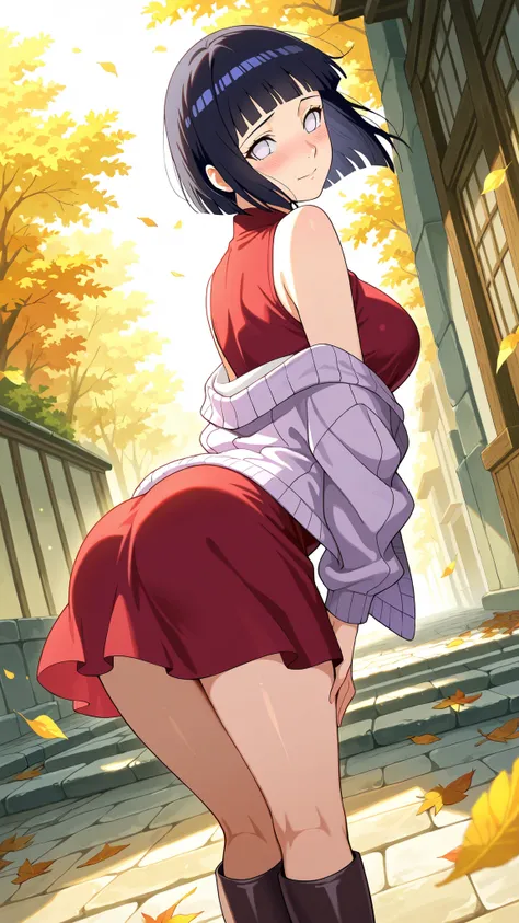 BREAK (masterpiece:1.2), best quality, high resolution,8k wallpaper, (illustration:0.8), (beautiful detailed eyes:1.6),Anime-style narrow alleyway in autumn, stone pavement covered with fallen leaves, soft golden light filtering between tall buildings, fai...