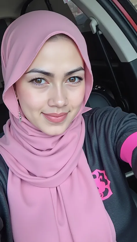 hyper HD, Masterpiece, Textured skin, 4K, Best quality of potrait a Beautiful hijab asian woman white fairy skin wearing dress , close-up half body , perfect hijab, detail veil , hyper realistic scarf and ornate on her side big back head hijab on likely hi...