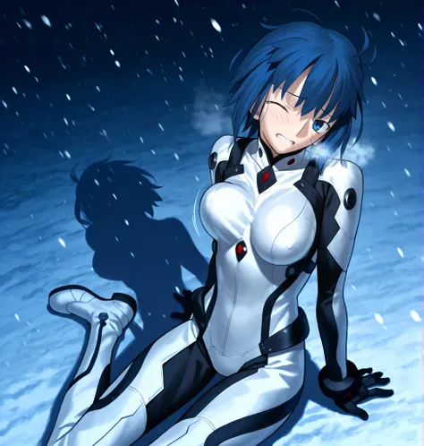 masterpiece, , absurdres, highres, detailed background, high resolution, masterpiece, necessary, detail, best quality, quality, necessary, details, High details, Precise, (night ,snow falling, blizzard), outdoors, upper body shot , (cinematic light),(from ...