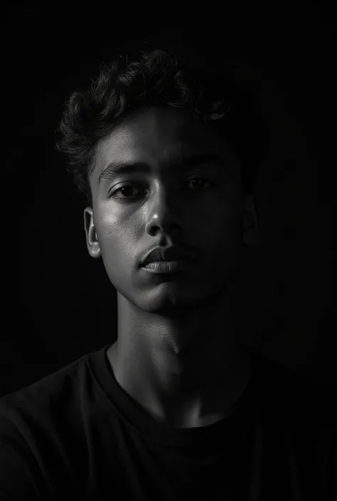 The image presents text about an artistic portrait, describing the composition and creative intentions behind its creation, in order to create an iconic portrait.

The visual composition is centered on the text, that describes the specifications and the pu...