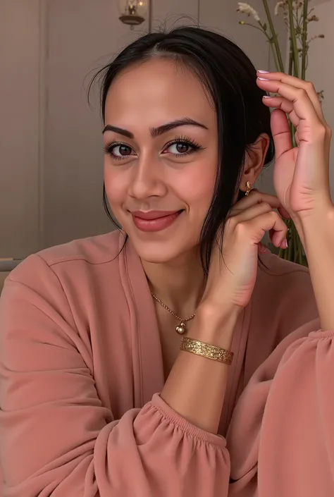 hyper HD, Masterpiece, Textured skin, 4K, Best quality of potrait a Beautiful asian woman white fairy skin wearing dress , close-up half body , happy vibes, beauty smile , open mouth showing teeth , smiling confident , huge breast , perfect hands , auto ...