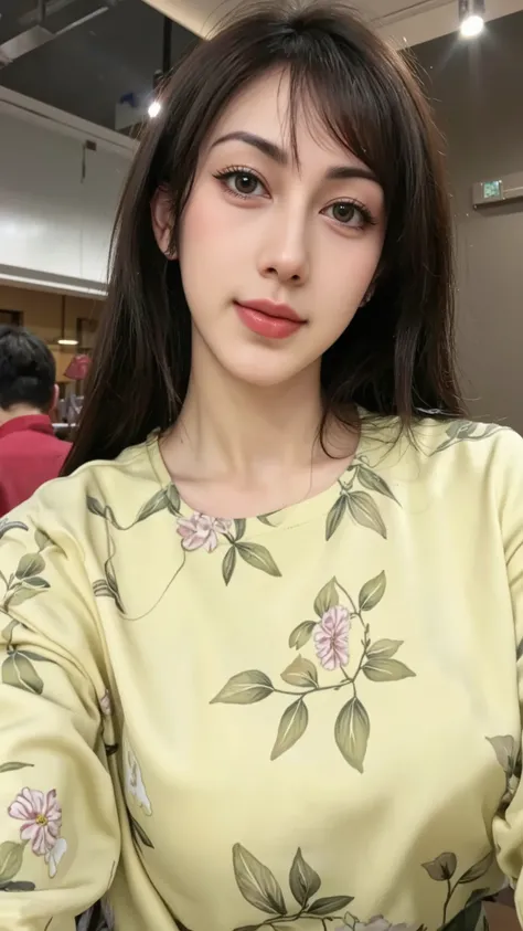 hyper HD, Masterpiece, Textured skin, 4K, Best quality of potrait a Beautiful asian woman white fairy skin wearing dress , close-up half body , happy vibes, beauty smile , open mouth showing teeth , smiling confident , huge breast , perfect hands , auto ...