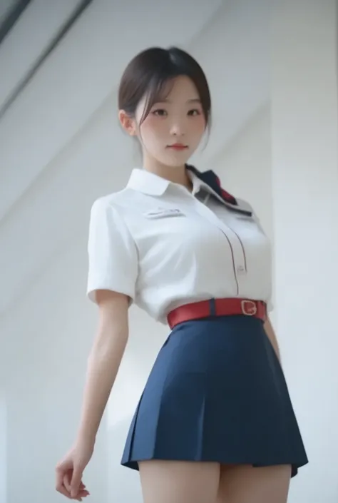 Fukuhara Kazu、Mini Skirt、white panties、