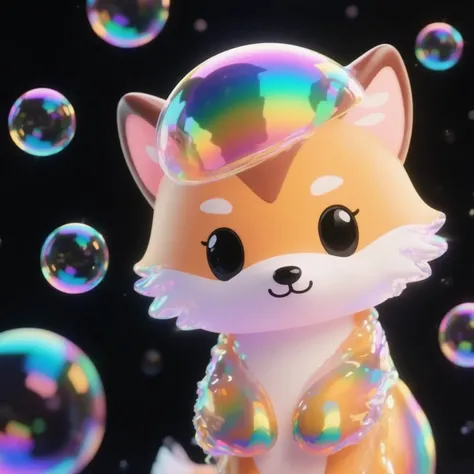 Fox made of soap bubbles_rel_260420