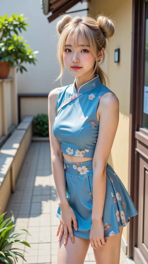 (Pastel Hair:1.3, twin bun hair:1.3), pretty girl in a pastel, Beautiful girl in real life, beautiful Asian girls, Japanese Goddess, (Babyface:1.5, Transcendental Young Model Face:1.5), gorgeous Chinese model, Intriguing Clothes, cute girl, Seductive Girl,...