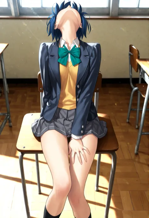 masterpiece, , absurdres, highres, detailed background, high resolution, masterpiece, necessary, detail, best quality, quality, necessary, details, High details, Precise, 8k, indoors, from above, (school, photo background, blurry background ,), sitting, ...