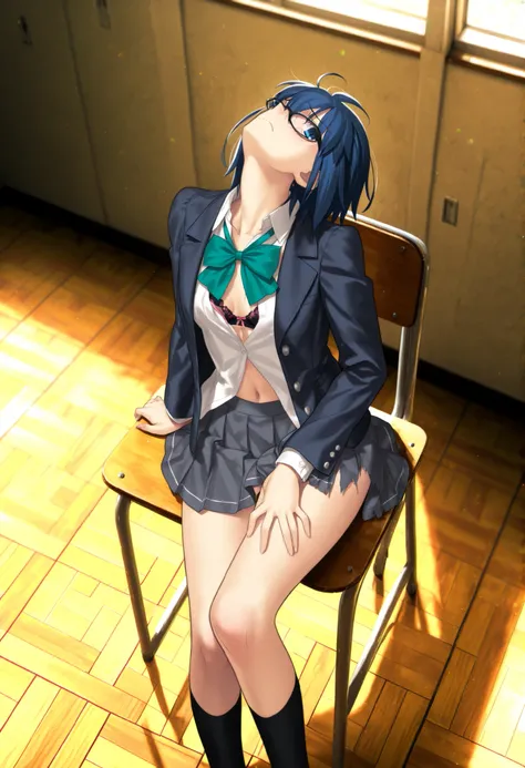 masterpiece, , absurdres, highres, detailed background, high resolution, masterpiece, necessary, detail, best quality, quality, necessary, details, High details, Precise, 8k, indoors, from above, (school, photo background, blurry background ,), sitting, ...