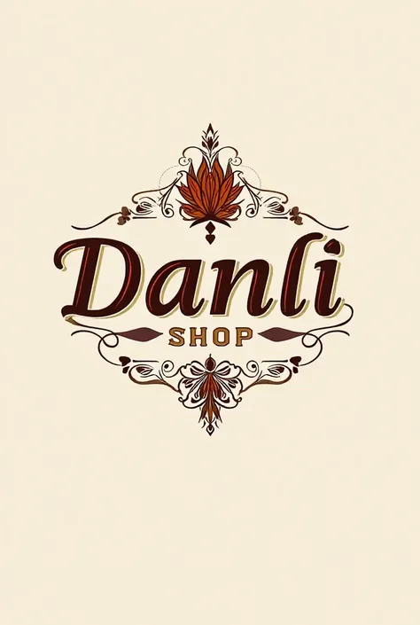I want you to make me a badass logo and design the name danli shop for me. My business is to sell saffron and coffee and spices and...