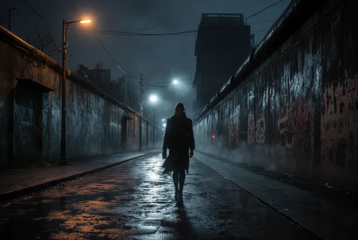 Berlin, 1989 — a city trembling between two worlds, divided by walls yet bound by secrets. The atmosphere is tense, cold, and dramatic. In the middle of this storm, Scarlett Voss walks through the dimly lit streets — her silhouette illuminated by flickerin...