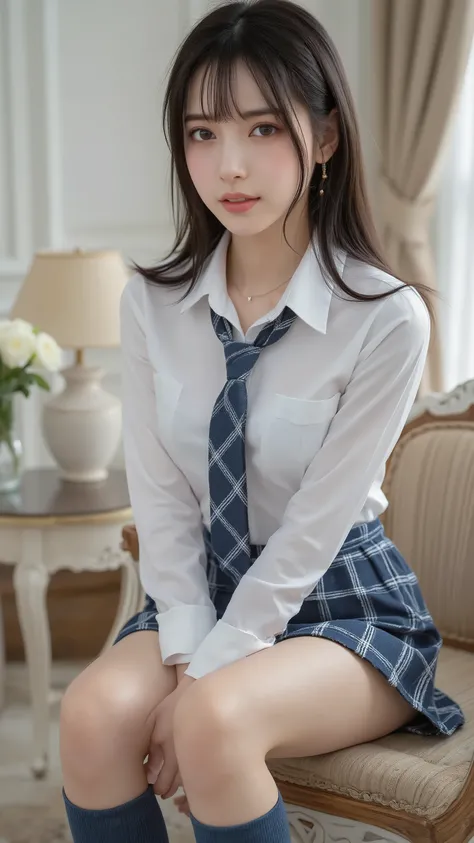 nsfw, Korean idol, Nogizaka idol,Actress, gravure idol, (8k, Original photo, Highest Quality, masterpiece:1.2), masterpiece, Highest Quality, shape, very detailed, fine detail, high resolution, 8k, Wallpaper, perfect dynamic configuration,(High Q...