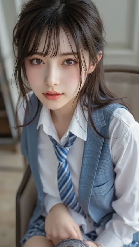 nsfw, Korean idol, Nogizaka idol,Actress, gravure idol, (8k, Original photo, Highest Quality, masterpiece:1.2), masterpiece, Highest Quality, shape, very detailed, fine detail, high resolution, 8k, Wallpaper, perfect dynamic configuration,(High Q...