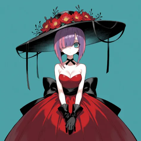 masterpiece, ultra-HD, impressionism, high detail, best quality, very aesthetic, 8K, best quality, beautiful, ultra-high resolution, 32K UHD, sharp focus, atucag, 1girl, solo, short hair, bob cut, blunt bangs, hair covering one eye, hair over one eye, mult...