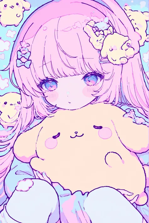 Sanrio,pompompurin,purin,,,,,,,,,,,anime,masterpiece,Highest Quality,Great Quality,very beautiful,Newest,