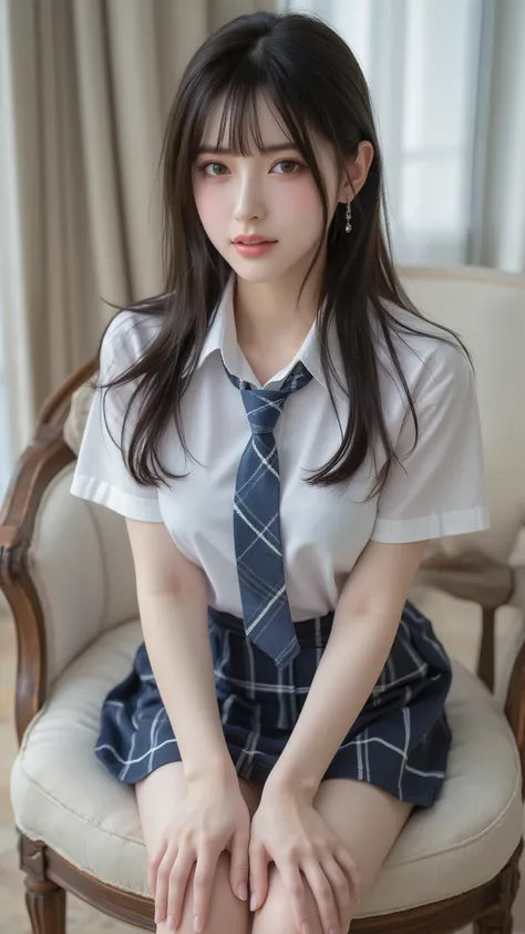 nsfw, Korean idol, Nogizaka idol,Actress, gravure idol, (8k, Original photo, Highest Quality, masterpiece:1.2), masterpiece, Highest Quality, shape, very detailed, fine detail, high resolution, 8k, Wallpaper, perfect dynamic configuration,(High Q...