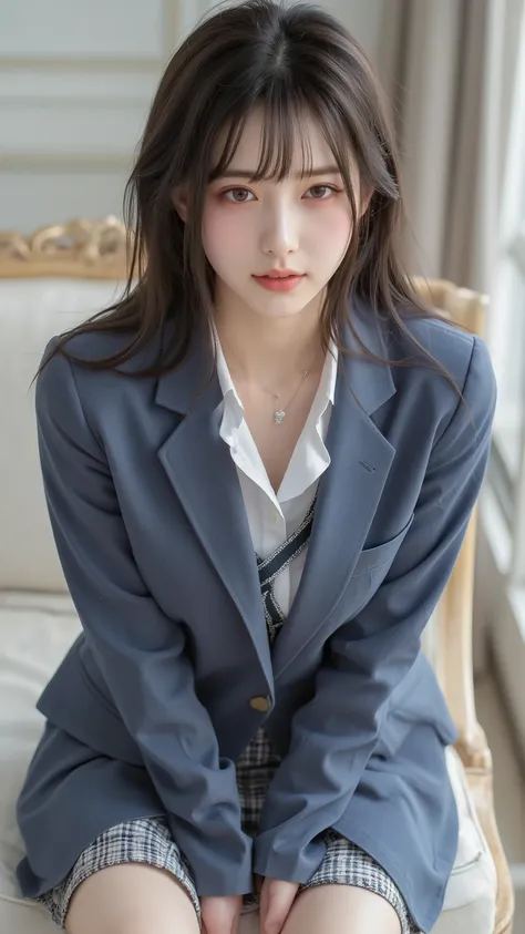 nsfw, Korean idol, Nogizaka idol,Actress, gravure idol, (8k, Original photo, Highest Quality, masterpiece:1.2), masterpiece, Highest Quality, shape, very detailed, fine detail, high resolution, 8k, Wallpaper, perfect dynamic configuration,(High Q...