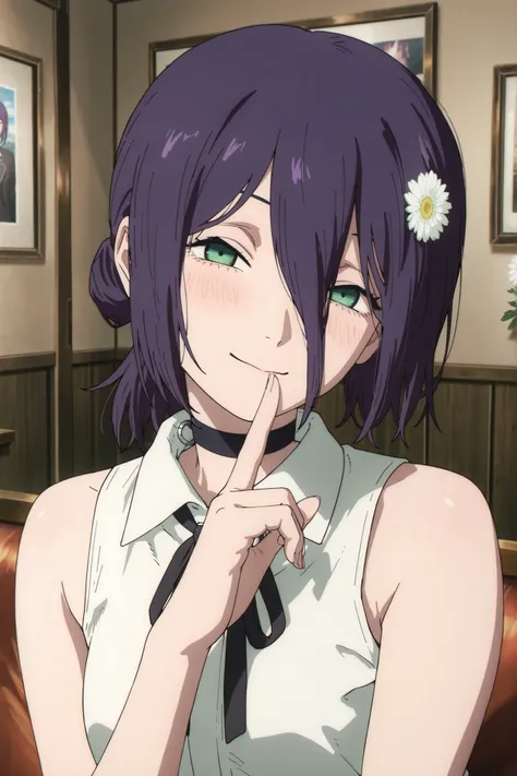 (masterpiece, detailed:1.2),best quality, newest, very awa, masterpiece, best quality, absolutely absurdres, proportional body, proportional:1.2, beautiful hair, beautiful face, newest, anime screencap, cinematic composition, ultra detail, solo, reze, bl...