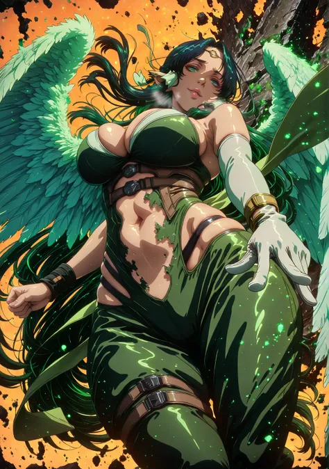 L_Cation2, Babu-style, Hgk, (yoshio_(55level)-style:1.4), (iwao178-style:1.2), (aelion_draws-style:1.2), (imizu_(nitro_unknown)-style:1.3), (anime coloring, anime screencap), shiny skin, (voluptuous body:1.4), (mature female:1.4), (cellulite:1.3), ((vignet...