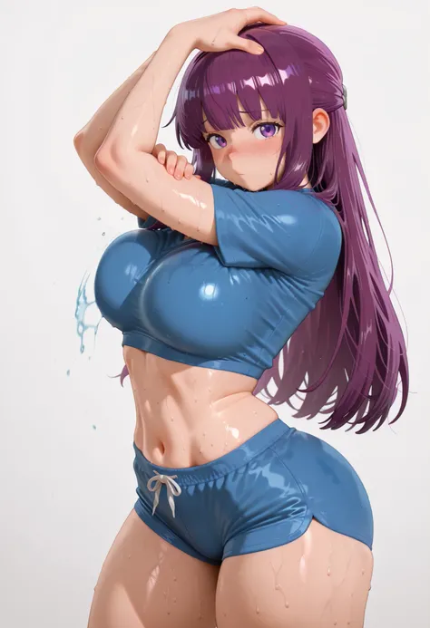 masterpiece, ,amazing thighs、long hair, purple hair、、fern、,,, posing, large breasts,best quality,
,, alone,, nose blush,, POSING , BIG ASS, THICK THIGS; WIDE HIPS, slim waist, POSING
,, DYNAMIC POSE
                                                      ,,,...