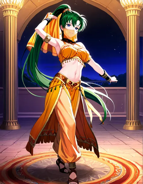 (1girl:1 . 5) , (Seul:1 . 5) , score_9 , score_8_haut , score_7_haut , source_anime , Official work , ultra-detailed , masterpiece , best quality , high resolution , beaux yeux , detailed eyes , Detailed face , beautiful detailed eyes,1girl,green hair, ve...