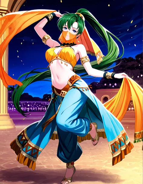 (1girl:1 . 5) , (Seul:1 . 5) , score_9 , score_8_haut , score_7_haut , source_anime , Official work , ultra-detailed , masterpiece , best quality , high resolution , beaux yeux , detailed eyes , Detailed face , beautiful detailed eyes,1girl,green hair, ve...