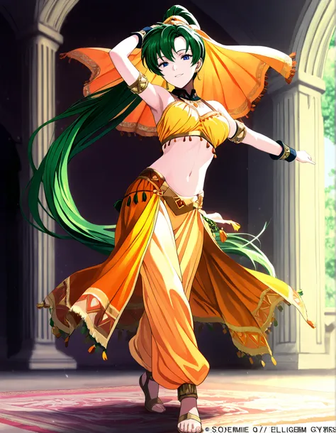 (1girl:1 . 5) , (Seul:1 . 5) , score_9 , score_8_haut , score_7_haut , source_anime , Official work , ultra-detailed , masterpiece , best quality , high resolution , beaux yeux , detailed eyes , Detailed face , beautiful detailed eyes,1girl,green hair, ve...