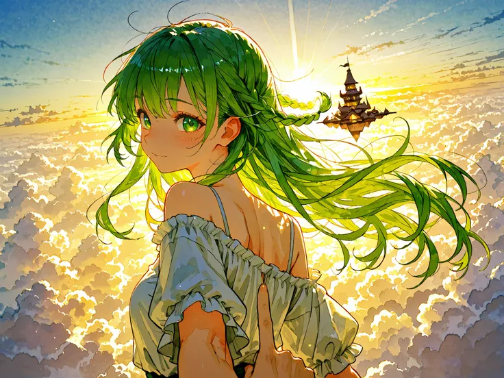 Watercolor-style,(((Watercolor-style))),(((Watercolor))),((no-outline)),((no- borders)), Colorful, individual hair strands, (Each hair delicate), (Delicate hair:1.3), (individual hair strands:1.3), finely drawn hair, (sharp lines:1.1), masterpiece, best qu...