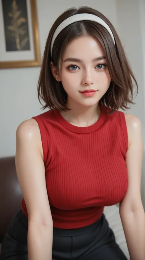 ultra detailed face and delicate eyes, score_9, score_8_up, ultra detailed, beautiful eyes, masterpiece, best quality, hyper realistic, ultra high res, raw photo, 1girl, solo, beautiful young woman, perfect body, huge breasts, upper body, realistic skin te...