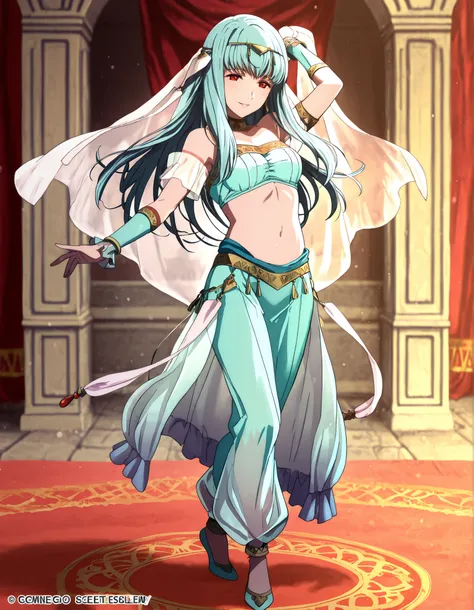 (1girl:1 . 5) , (Seul:1 . 5) , score_9 , score_8_haut , score_7_haut , source_anime , Official work , ultra-detailed , masterpiece , best quality , high resolution , beaux yeux , detailed eyes , Detailed face , beautiful detailed eyes,1girl,long hair, red...