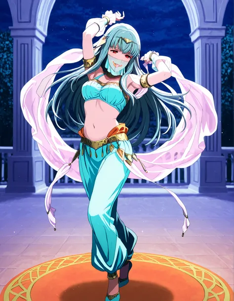 (1girl:1 . 5) , (Seul:1 . 5) , score_9 , score_8_haut , score_7_haut , source_anime , Official work , ultra-detailed , masterpiece , best quality , high resolution , beaux yeux , detailed eyes , Detailed face , beautiful detailed eyes,1girl,long hair, red...