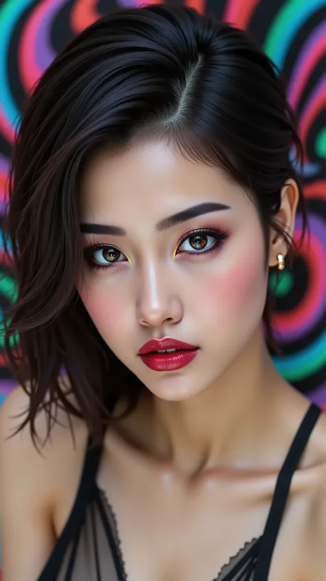 Ultra-realistic (photorealistic Realism) , "UHD, Hyper high resolution" - "(Hyper quality, intricately ultra-detailed digital art)" (Key Directive: - ("The priority is the anatomical accuracy and texture of the materials" - "Ultra-sharp human eyes with bi...