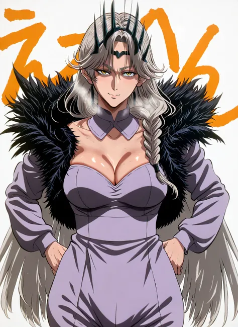 L_Cation2, Babu-style, Hgk, (lsls-style:1.2), (mostlybluewyatt-style:1.3), (haikawa_hemlen-style:1.4), (imizu_(nitro_unknown)-style:1.3), (anime coloring, anime screencap), shiny skin, (voluptuous body:1.4), (mature female:1.4), (cellulite:1.3), ((vignetti...