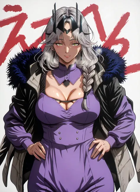 L_Cation2, Babu-style, Hgk, (yoshio_(55level)-style:1.4), (mostlybluewyatt-style:1.3), (haikawa_hemlen-style:1.2), (imizu_(nitro_unknown)-style:1.3), (anime coloring, anime screencap), shiny skin, (voluptuous body:1.4), (mature female:1.4), (cellulite:1.3)...