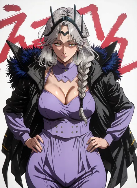 L_Cation2, Babu-style, Hgk, (yoshio_(55level)-style:1.2), (mostlybluewyatt-style:1.3), (haikawa_hemlen-style:1.4), (imizu_(nitro_unknown)-style:1.3), (anime coloring, anime screencap), shiny skin, (voluptuous body:1.4), (mature female:1.4), (cellulite:1.3)...